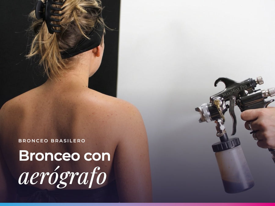 Bronceo brasilero con aerógrafo en SOLER