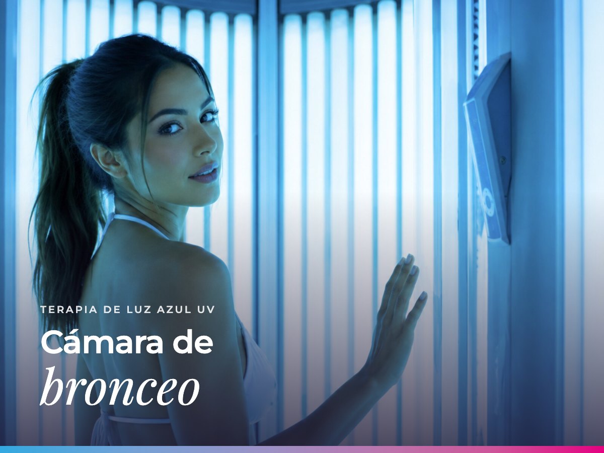 Cámara de bronceo, terapia de luz azul UV en SOLER